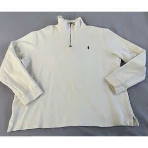 Vintage Polo Ralph Lauren Men's Half‎ Zip Shirt Sz XL  Logo Y2K
